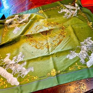 Hermes silk scarf Cosmos